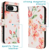 imoshion Coque silicone design Google Pixel 8 - Blossom Watercolor