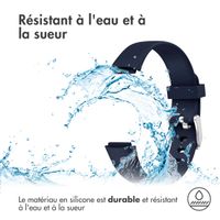 imoshion Bracelet en silicone le Fitbit Luxe - Bleu foncé