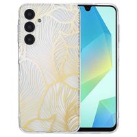 imoshion Coque Design Samsung Galaxy A16 - Golden Leaves Transparent