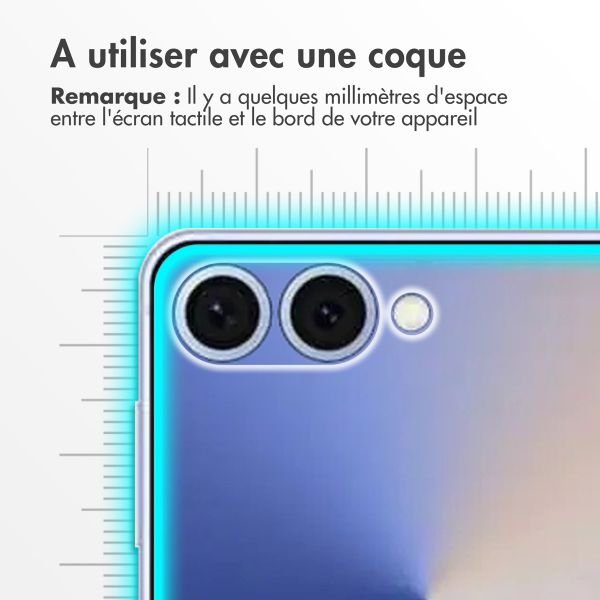 Accezz Protection d'écran en verre trempé Samsung Galaxy Z Flip 7