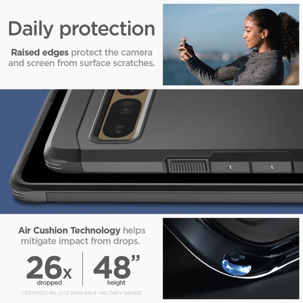 Spigen Coque Tough Armor Google Pixel 7 Pro - Noir