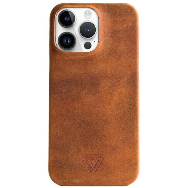 Wachikopa Coque Full Wrap iPhone 14 Pro - Camel