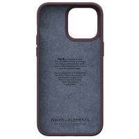 Njorð Collections Coque en cuir véritable iPhone 14 Pro Max - Brown