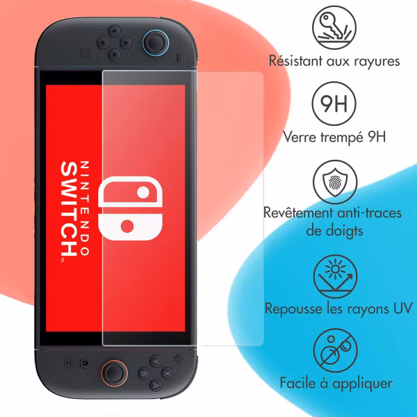 imoshion Protection d'écran en verre trempé Nintendo Switch 2