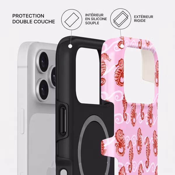 Burga Coque Tough MagSafe Apple iPhone 17 Pro - Coral Reef