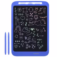 imoshion Tablette de dessin LCD pour enfants - Avec écran couleur et 2 stylos - Cobalt Blue