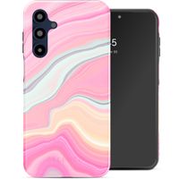 Selencia Coque arrière Vivid Tough Samsung Galaxy A16 - Pastel Lipstick Marble