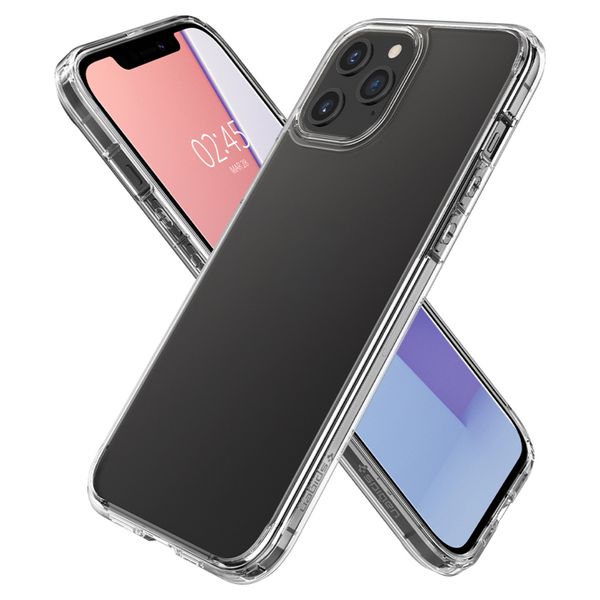 Spigen Coque Ultra Hybrid Apple iPhone 12 (Pro) - Transparent