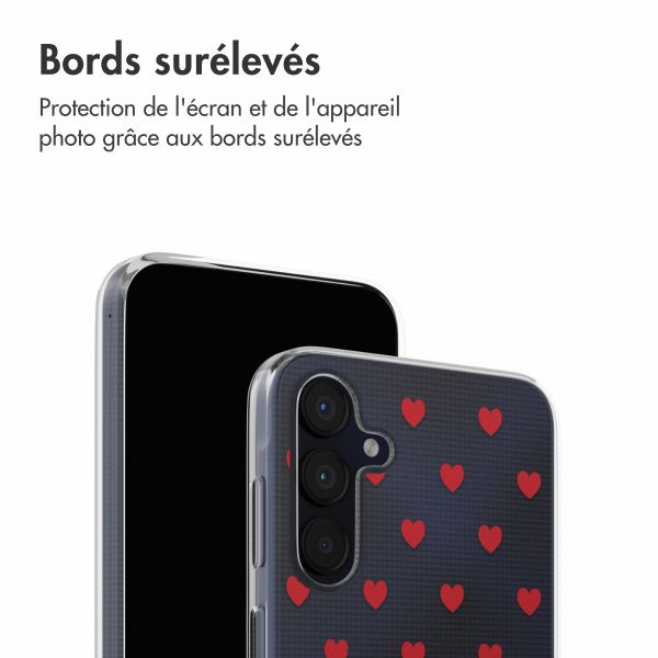 imoshion Coque Design Samsung Galaxy A35 - Red Hearts