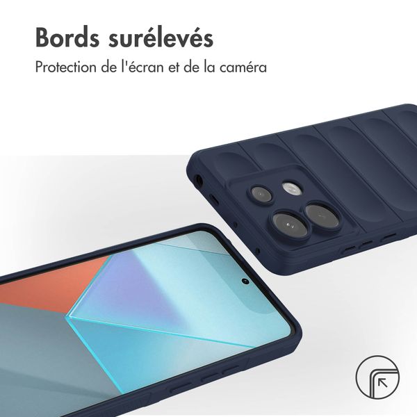 imoshion Coque arrière EasyGrip Xiaomi Poco X6 Pro - Bleu foncé