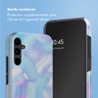 Selencia Coque arrière Vivid Samsung Galaxy A34 (5G) - Holographic Blue Dream