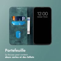 imoshion Étui de téléphone portefeuille Slim Motorola Moto G77 - Vert