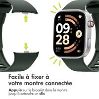 imoshion Bracelet silicone Xiaomi Smart Band 9 / 8 Pro / Redmi Watch 6 / 5 / 4 - Vert foncé
