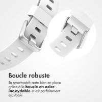 imoshion Bracelet silicone Fitbit Versa / Versa 2 / Versa Lite - Taille L - Blanc