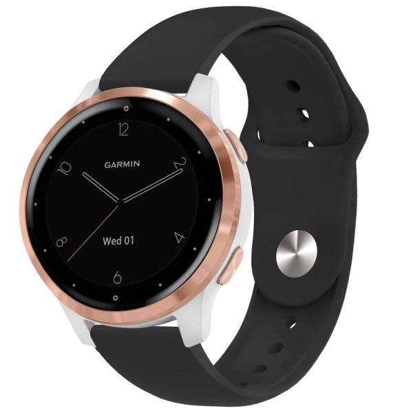 imoshion Bracelet sport en silicone  - Connexion universelle 18 mm - Noir