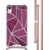 imoshion Coque Design avec cordon Apple iPhone Xr - Bordeaux Graphic