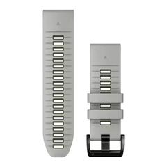Garmin Bracelet QuickFit® en silicone  - Connexion Garmin 26 mm - Fog Gray / Moss
