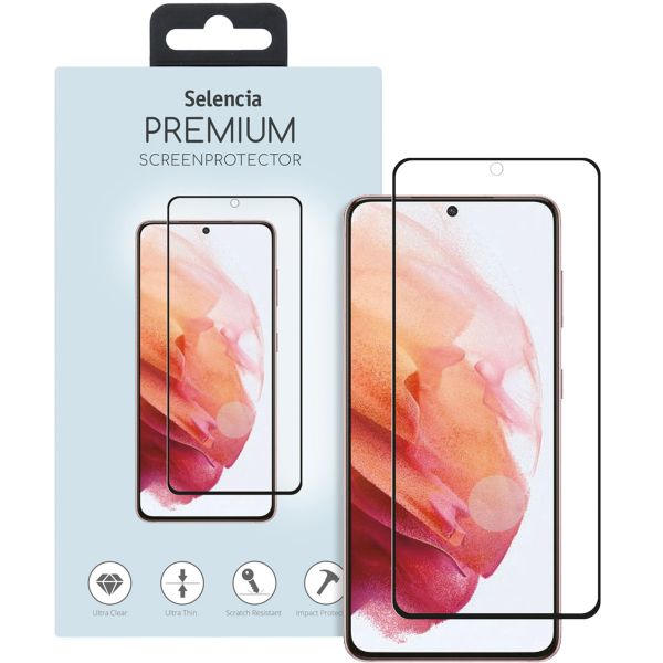 Selencia Protection d'écran ultrasonic sensor premium en verre trempé Samsung Galaxy S21