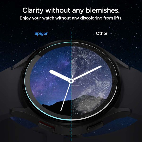 Spigen Protection d'écran EZ FIT Glas.tR avec applicateur Samsung Galaxy Watch 6 - 40 mm - Transparent