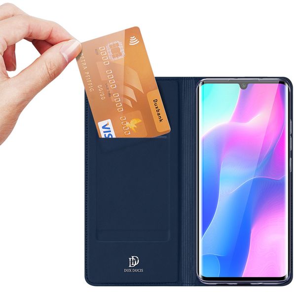 Dux Ducis Étui de téléphone Slim Xiaomi Mi Note 10 Lite - Bleu foncé