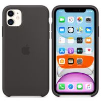 Apple Coque en silicone Apple iPhone 11 - Noir