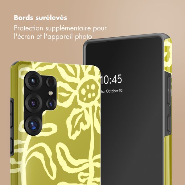 Selencia Coque arrière Vivid Samsung Galaxy S25 Ultra - Chalky Bloom