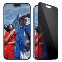 PanzerGlass Protection d'écran Privacy Ultra-Wide Fit Anti-bactérienne avec applicateur Apple iPhone 16 Plus