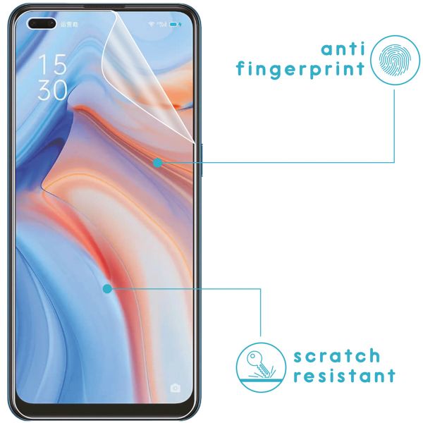 imoshion Protection d'écran Film 3 pack Oppo Reno4 5G