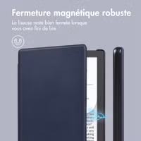 imoshion Étui de liseuse portefeuille Slim Hard Pocketbook Verse Lite - Bleu foncé