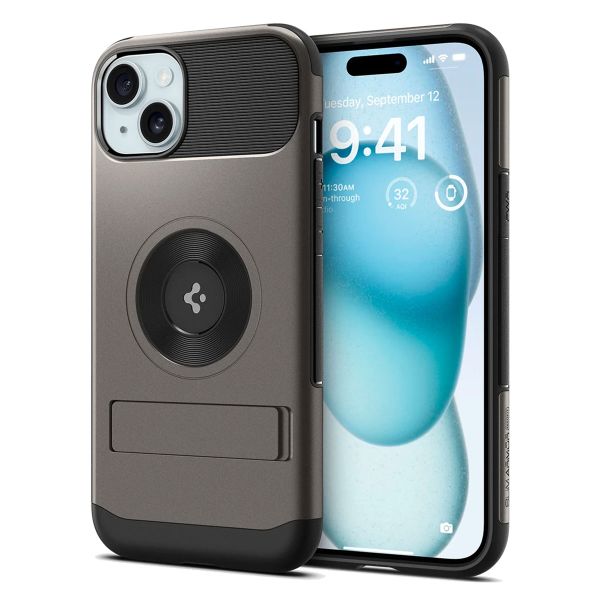 Spigen Coque Slim Armor MagSafe Apple iPhone 15 / 14 / 13 - Gunmetal