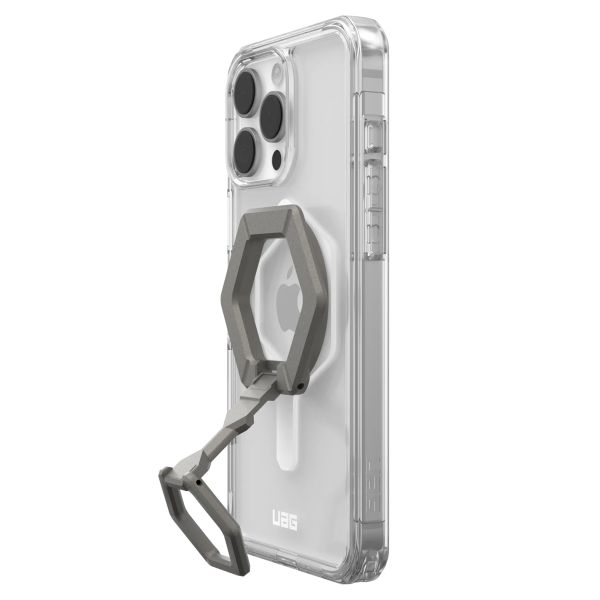 UAG Coque Plyo Pro + Magnetic Ring Stand Apple iPhone 16 Pro Max - Ice White / Titanium