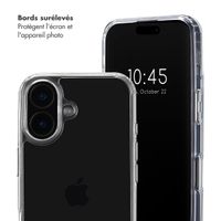 Selencia Coque arrière avec crochets amovibles Apple iPhone 16 - Transparent