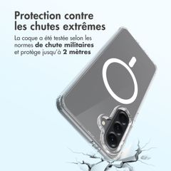 Accezz Coque arrière Xtreme Impact avec MagSafe Samsung Galaxy S25 - Transparent