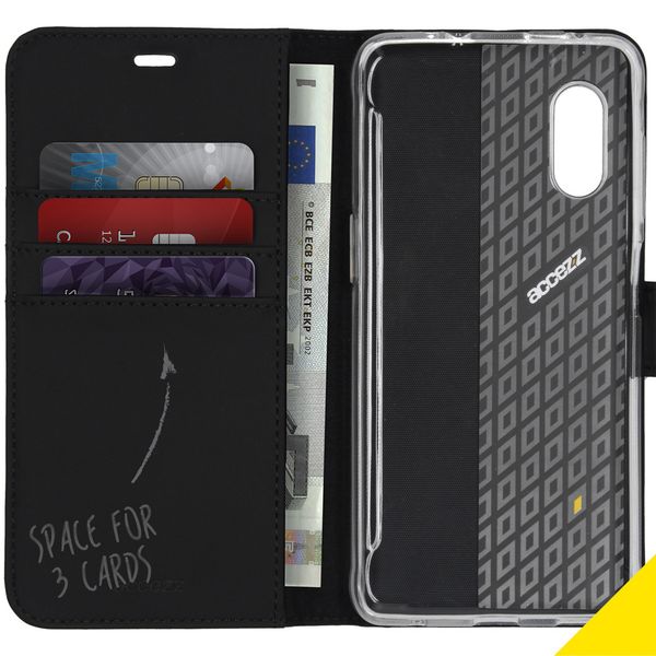 Accezz Étui de télephone Wallet Samsung Galaxy Xcover Pro - Noir
