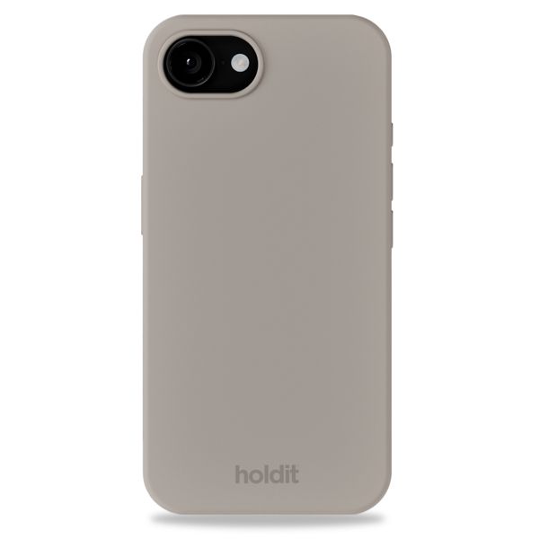 Holdit Coque Silicone iPhone 16e - Taupe