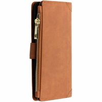 Porte-monnaie de luxe Samsung Galaxy A7 (2018) - Brun