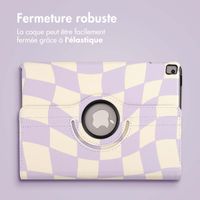 imoshion Coque tablette Design rotatif à 360° Apple iPad 9 (2021) 10.2 pouces / iPad 8 (2020) 10.2 pouces / iPad 7 (2019) 10.2 pouces - Dancing Cubes