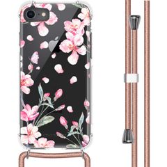 imoshion Coque Design avec cordon iPhone SE (2022 / 2020) / 8 / 7 - Blossom Watercolor