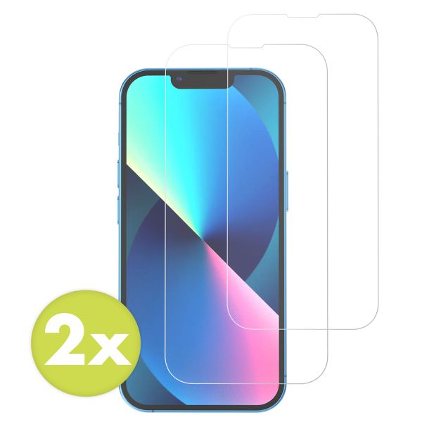 Accezz Protection d'écran en verre trempé 2-pack Apple iPhone 13 Mini