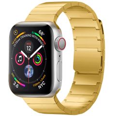 Selencia Bracelet magnétique en acier Apple Watch Series 1 á 9 / SE (38/40/41 mm) | Series 10 / 11 (42 mm) - Dorée