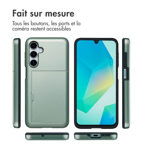 imoshion Coque arrière avec porte-cartes Samsung Galaxy A16 - Vert