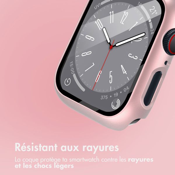 imoshion Coque rigide à couverture complète Apple Watch 4 / 5 / 6 / SE - 44 mm - Rose Doré