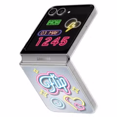 Samsung Coque FlipSuit originale Samsung Galaxy Z Flip 6 / Flip 7 FE - Transparent