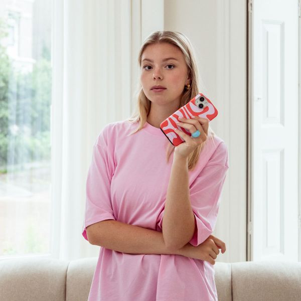 Selencia Coque arrière Vivid Samsung Galaxy S23 - Dream Swirl Pink