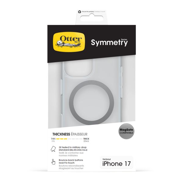 OtterBox Coque Symmetry MagSafe Apple iPhone 17 - Clear
