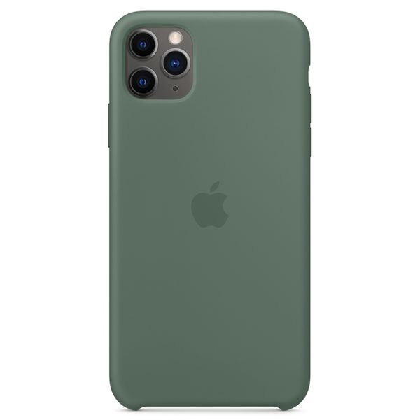 Apple Coque en silicone iPhone 11 Pro Max - Pine Green