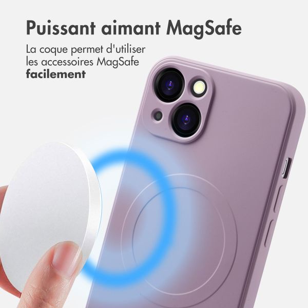 imoshion Coque Couleur avec MagSafe iPhone 13 - Violet