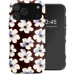 Selencia Coque arrière Vivid avec MagSafe Apple iPhone 17 Pro Max - Choco Flower Pop