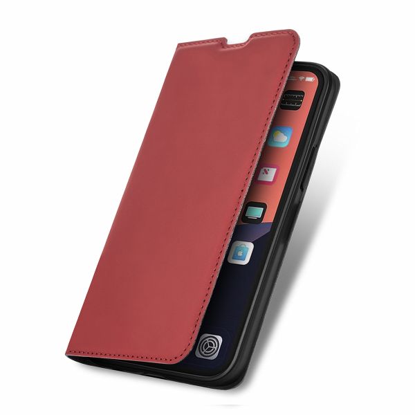 imoshion Étui de téléphone Slim Folio iPhone 13 Pro Max - Rouge