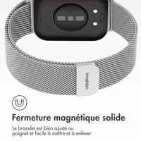 imoshion Bracelet magnétique milanais Huawei Watch Fit 3 - Argent